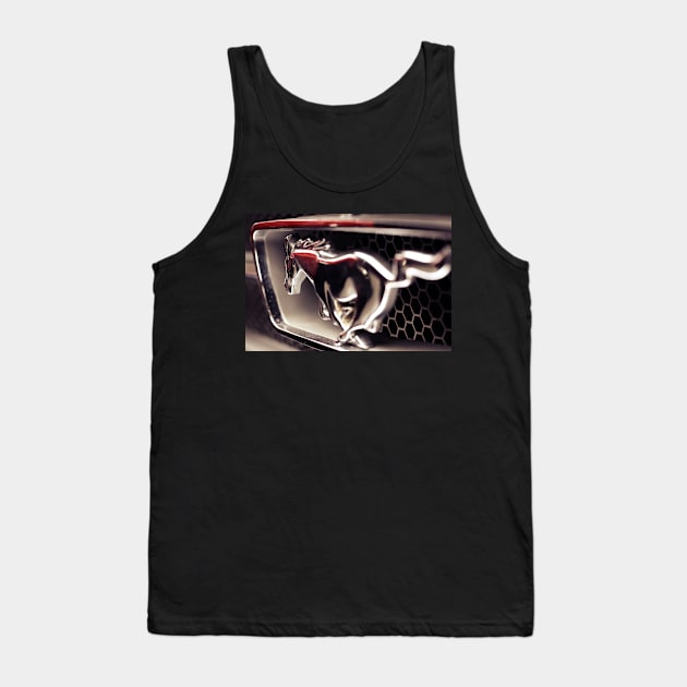 ford mustang, macro logo Tank Top by hottehue